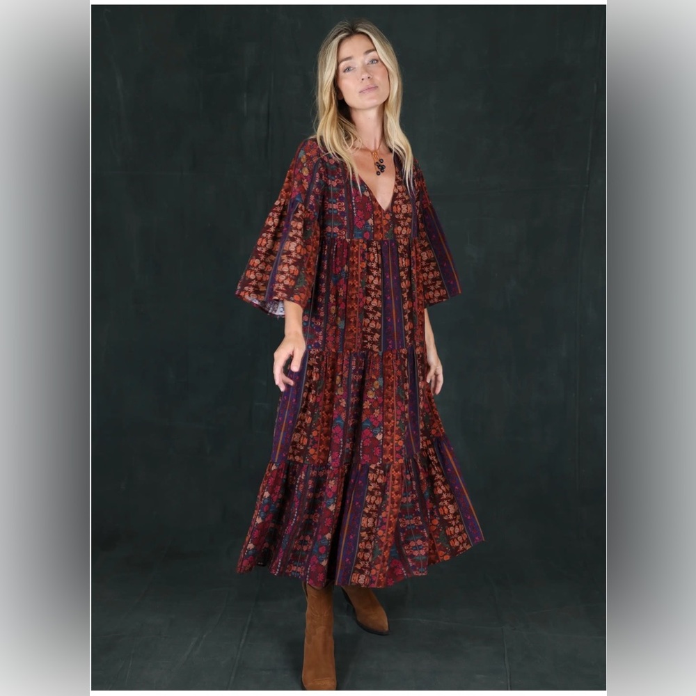 NATURAL LIFE Charlotte midi dress